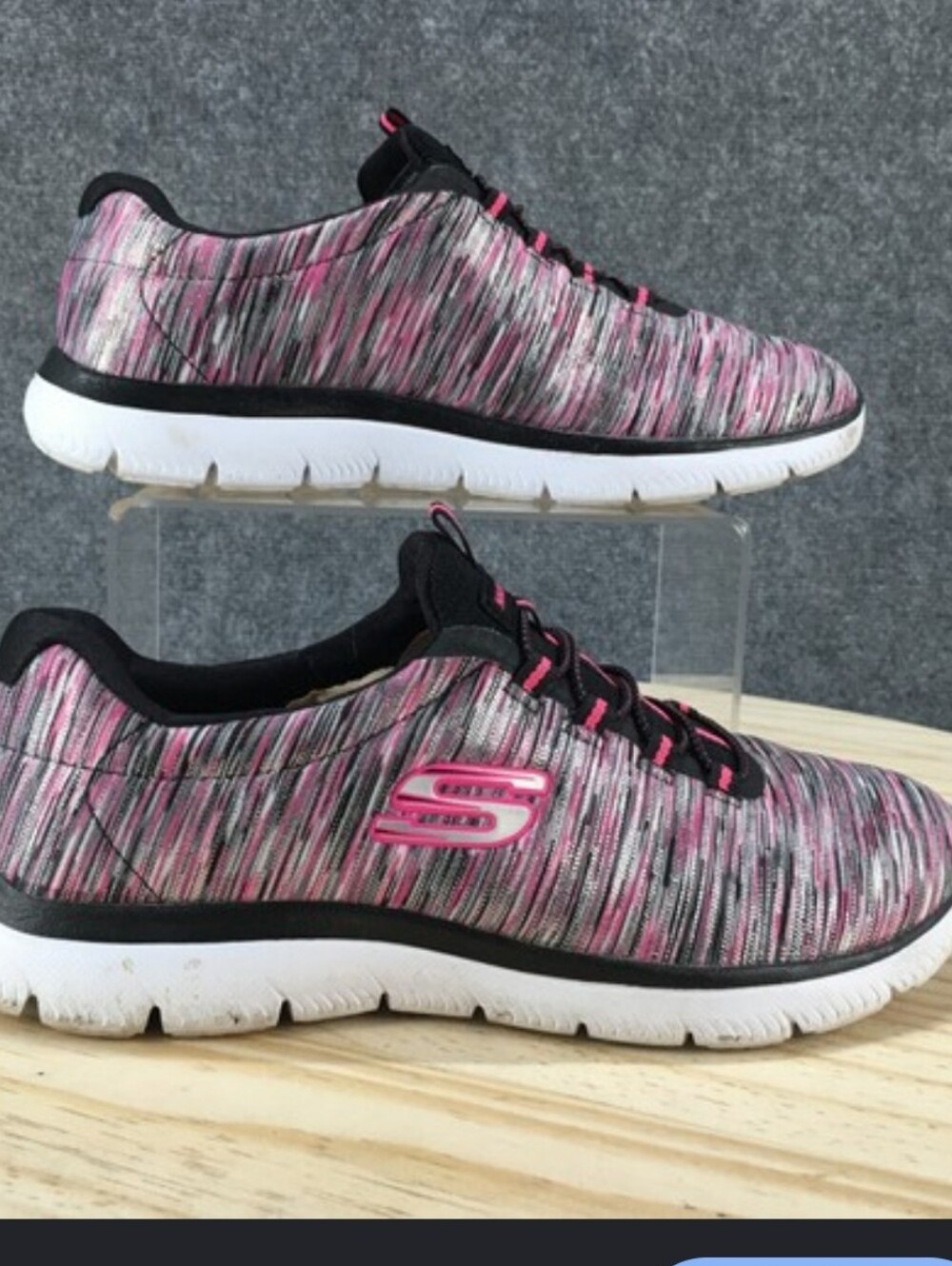 Skechers Skech Air Style Rainbow Colors Memory Foam Size 9